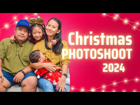 Christmas Photosession at a Self-shoot Studio