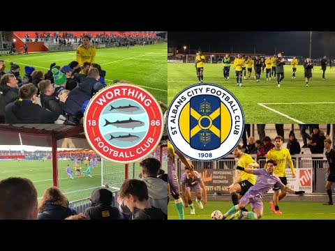 SAINTS LEAVE IT LATE TO GRAB HUGE POINT AWAY AT WORTHING! | WORTHING VS ST ALBANS CITY VLOG