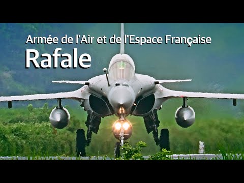 [百里基地] フランス空軍 ラファール戦闘機がギャラリーに向かって挨拶、A330 空中給油機 女性機長も微笑んでくれました　French Air Force Rafale fighter jet