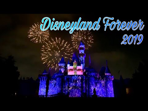 Disneyland Forever Fireworks 2019 WITH OLD FIREWORKS! Front Row Center View