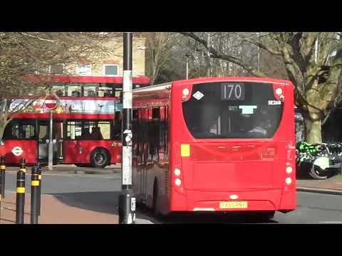 Newly Refurbs Enviro 200 Go Ahead London SE268e YX65RNY Route 170 at Clapham Junction Station Stop R