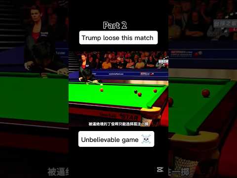 Judd Trump loose this snookar match part 2 #trendingshorts #snooke #snookerplayer #8ballpool