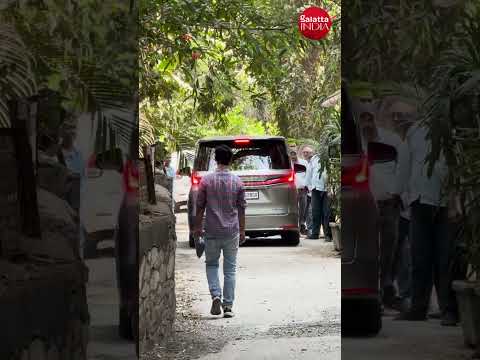 ranbirkapoor arrives in Mumbai as #ayanmukherji father passes away !