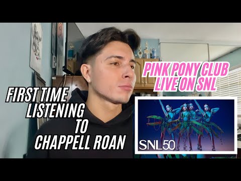 FIRST LISTEN TO CHAPPELL ROAN - PINK PONY CLUB LIVE ON SNL | REACTION