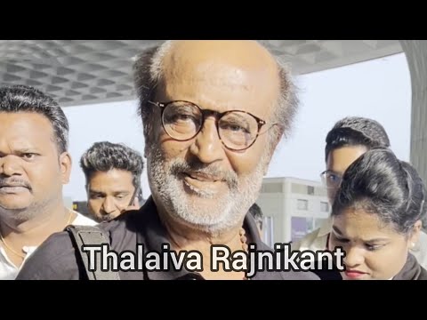 Thalaiva Rajnikant Spotted At the Airport✈️  |Snehzala Exclusive