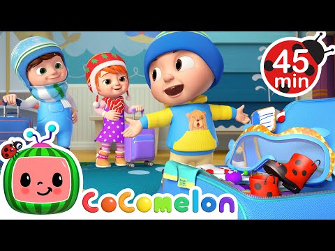 Winter Family Road Trip Song! Wheels on the Camper Van + MORE CoComelon Nursery Rhymes & Songs