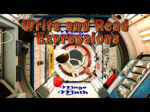 Writing and Reading Expressions - 6th Grade Mage Math Video