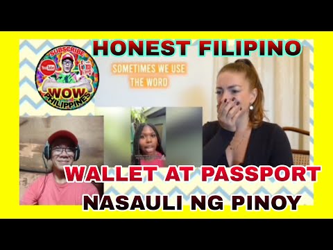 HONEST FILIPINO ANG WALLET AT PASSPORT MULING NAIBALIK SA FOREIGN NATIONAL.GOOD FILIPINO ATTITUDE.