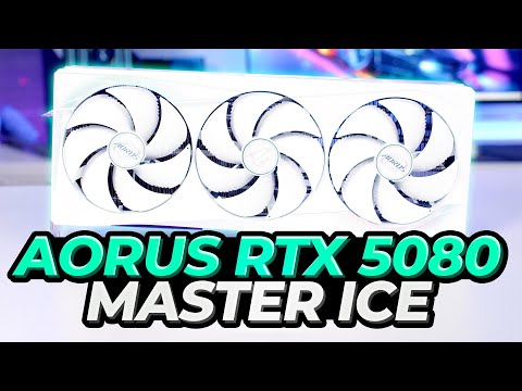 AORUS RTX 5080 MASTER ICE Unboxing