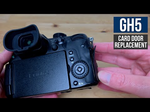 Panasonic Lumix GH5 - Memory Card Door, Rear Rubber Grip Replacement / Repair