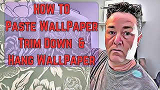 How to hang Farrow and Ball Peony Wallpaper  + Hanging tips too