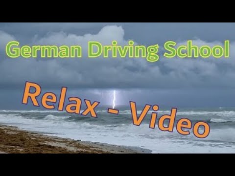 Relax video - Miami Beach - just the ocean - no talking - no music - German Driving School