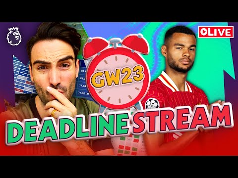 🔒 GAKPO IN | GW22 DEADLINE STREAM | FPL GAMEWEEK 22 | FANTASY PREMIER LEAGUE TIPS