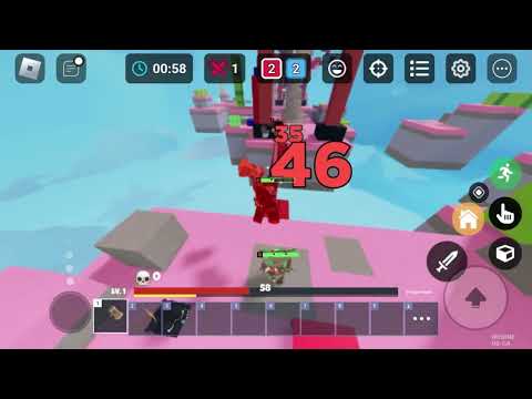 First Video! Roblox Bedwars!