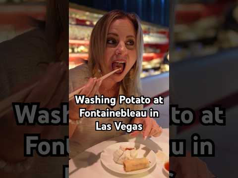 #washingpotato #wheretogoinvegas #lasvegasrestaurants #fontainebleaulasvegas