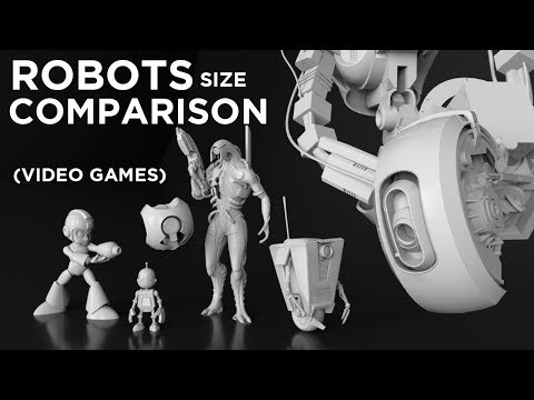 Video game ROBOTS | 3D Comparison