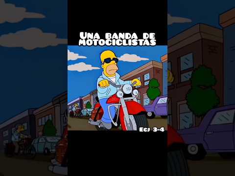 Una Banda de Motociclistas #thesimpsons #funny #humor #shorts #shortsfeed #shortsviral