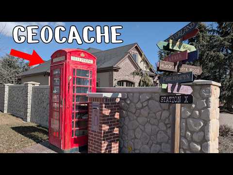 Geocaching in a British Telephone Box! | GeoTrek