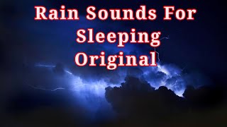 Rain Sounds For sleeping Original #blackscreenrainsounds