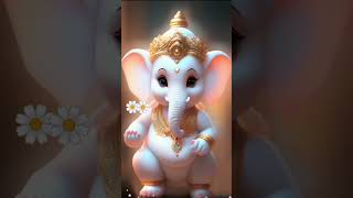 Cute Ganesha 🙏🙏#ganpatibappamorya #ladkabappaganpatibappa