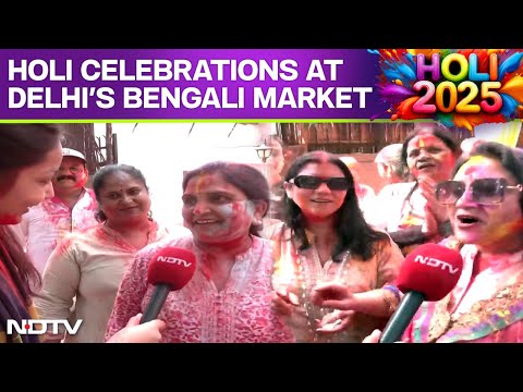 Holi Celebrations At Delhi's Bengali Market