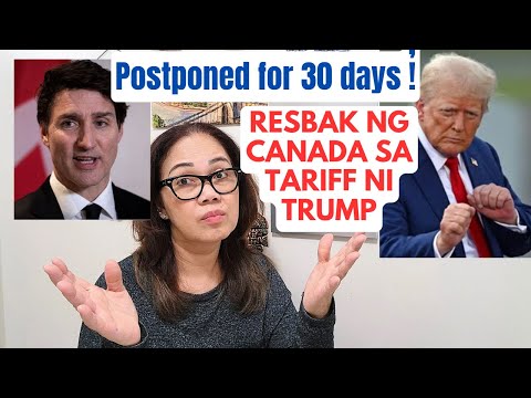 WALANG KATIYAKAN KUNG IPAPATAW PA RIN NI TRUMP ANG TARIFF, HANDA BA ANG CANADA? #canada #tariffs