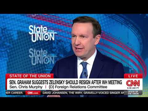 Senator Murphy Joins CNN's State of the Union on Trump-Zelensky Meeting, Upcoming Joint Address