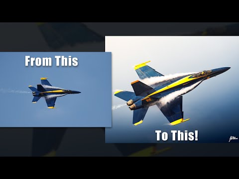 Aviation Photo Editing in Lightroom and Photoshop!