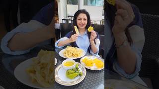 Fafda and Jalebi… what more could one ask for! #bhagyashree #traveldiaries #foodlover