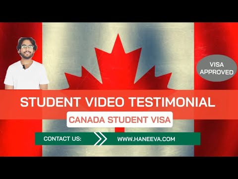 Successful Canadian Student Visa | Video Testimonial | Haneeva Overseas Education