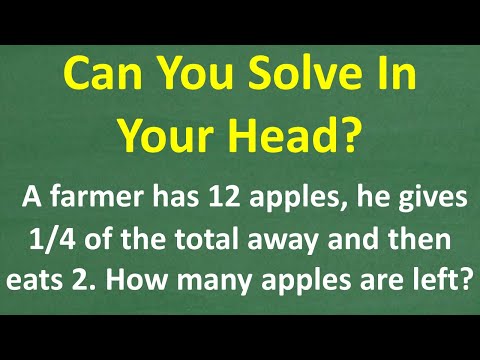 Can You Solve This Math Problem in Your Head? Many can’t do this BASIC MATH in their head RIGHT!