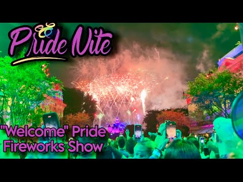 [4K] “Welcome!” Pride Firework Spectacular — Disneyland Pride Nite, CA 2024