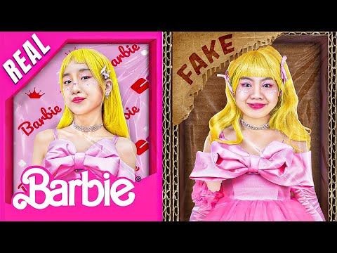 Real Barbie Vs Fake Barbie! Poor Baby Doll Became Superstar