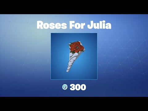 Roses For Julia | Fortnite Back Bling