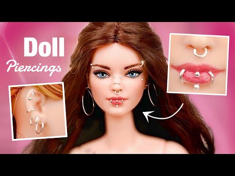 Giving Barbie Piercings…