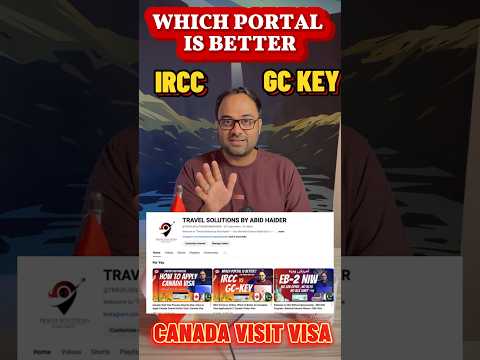 Gc key vs IRCC #  #canada #canadavisa #canadavisa