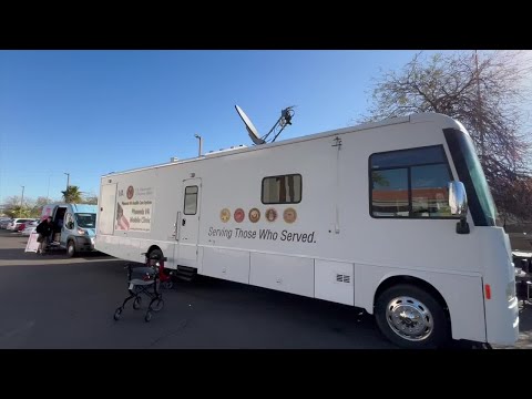 Mobile health clinic helping veterans in need in Phoenix