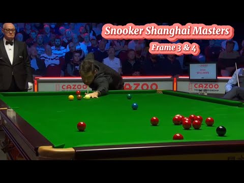 Snooker Shanghai Masters Ronnie O’Sullivan Vs Ding Junhui ( frame 3 & 4).