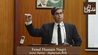 Adv. Supreme Court Feisal Naqvi's address to judges commercial courts at district level in Punjab