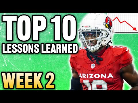 Top 10 Takeaways You NEED to Know BEFORE Week 2 Fantasy Football