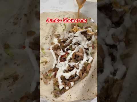 Huge jumbo shawarma 🌯😱😱