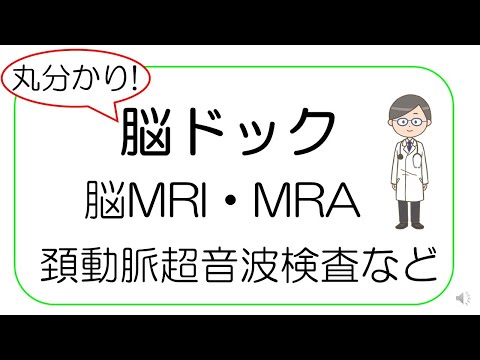 【専門医が教える】脳ドック解説、脳ドックとは何かが分かります！