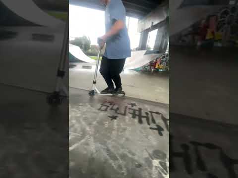 Hurricane scooter street trick #hurricane #scooter #street #trick #skate #park