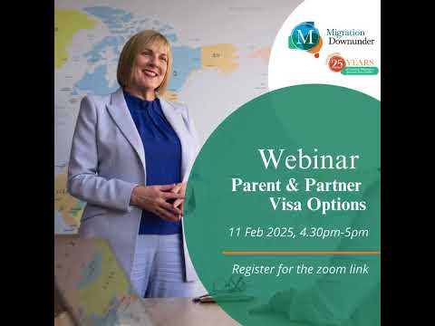 Applying for a Parent or Partner Visa? | Free Webinar on Parents & Partners Migrating to Australia