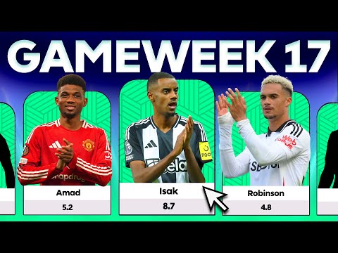 FPL PLAYERS TO BUY | GW17 ✅