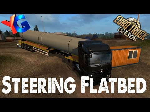 ETS2 Mods - An Extendable Steering Trailer - Awesome