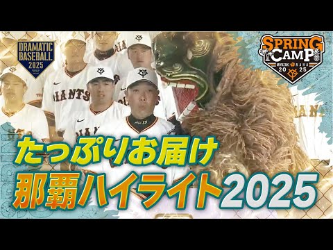 【春季キャンプ】那覇ハイライト2025【たっぷりお届け】【巨人】