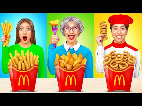 Me vs Grandma Cooking Challenge | Funny Food War by Multi DO Challenge