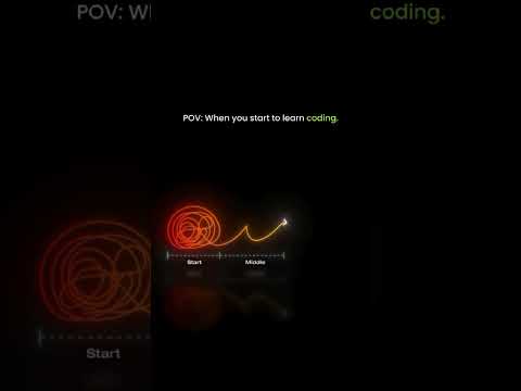 When you start to learn coding #learning #coding #developerlife