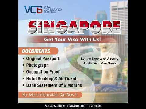 Get your Singapore visa from Visa Consultancy Services #travelvisa #travelgoals #visaconsultancy